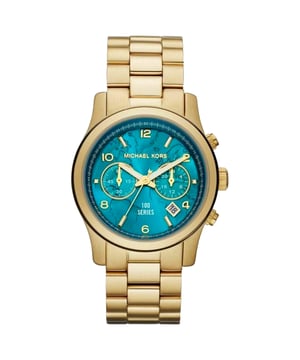 Michael Kors Dameshorloge Kwarts Goud• Materiaal kastdeksel: Roestvrij staal• Soort glas: Mineraal• Materiaal Band: Roestvrij Staal• Kleur kast: Goud• Waterdichtheid: 50 m (5 ATM)• Diameter: 45 mm
