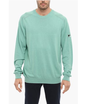 Primavera-Verano, Azul claro, Punto ligero, Mangas largas, Punto, Escote redondo, Logotipo, Tonos primaverales, SAN VALENTÍN