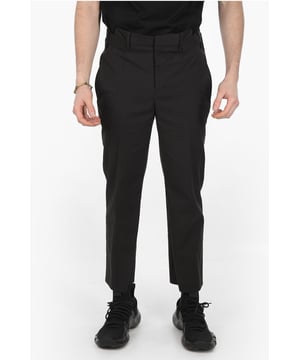Primavera/Verano, Negro, Botones, Cierre de cremallera, Trabillas para cinturón, Bolsillos, Hecho en Italia, Elástico, Cierre frontal, Origen preferencial UE (FTA/TCA), Look festivo, Corte ajustado, Tiro normal