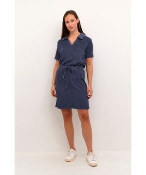 Loose fit,Elastische taille,Boven de knie  Fijne was 30°, niet bleken, niet in de droger drogen, Druipnat ophangen in de schaduw, koud strijken max. 110° C, Droogreiniging  80% Katoen,20% Polyester