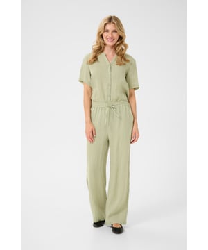 Loose fit,Elastische taille,Lange lengte,Straight  Fijne was 30°, niet bleken, niet in de droger drogen, Druipnat ophangen in de schaduw, koud strijken max. 110° C, Droogreiniging  100% Linnen