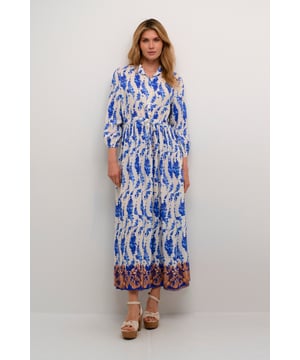A-shape,Midi lengte,3/4 mouwen  Fijne was 30°, niet bleken, niet in de droger drogen, Druipnat ophangen in de schaduw, koud strijken max. 110° C, Chemisch laten reinigen.  100% Viscose