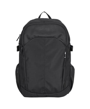 100% Polyester. Height: 48cm. Width: 36cm. Capacity: 23L. Depth: 16cm. Compartments: 1 Main Compartment, Zipped. Adjustable Chest Strap, Adjustable Hip Straps, Air Mesh Back, Laptop Pocket, Mesh Bottle Holder, Padded Back, Reflective Detail. Fabric Technology: Breathable. Design: Logo, Plain.