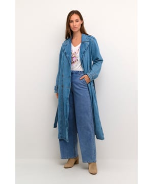 Feminine,Midi lengte,Lange mouwen  Fijne was 30°, niet bleken, niet in de droger drogen, Druipnat ophangen in de schaduw, warm strijken max. 150° C, Droogreiniging  100% Katoen