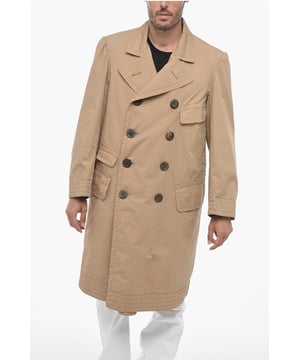 Primavera-Verano, Hecho en Italia, Beige, Botones, Forrado, Mangas largas, Multibolsillos, Bolsillo con solapa, Cierre delantero, MATIZES TIERRA