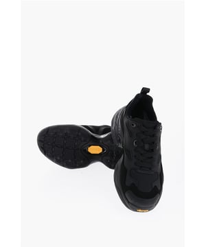 Negro, Cordones, Logotipo, Puntera redonda, Lona, Ante, Suela de goma, Primavera-Verano