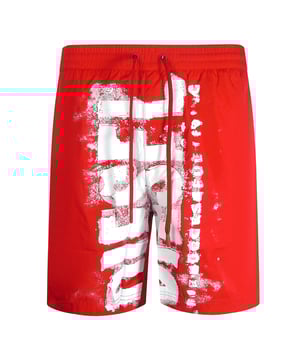 Get ready to make a statement at the beach with these bold and stylish Diesel BMBX-POWEL-47.5 Red Beach Shorts for men. Made from 100% polyester, these shorts are not only durable and comfortable but also offer a sleek and eye-catching design. Perfect for a day out in the sun, these shorts will keep you looking and feeling cool