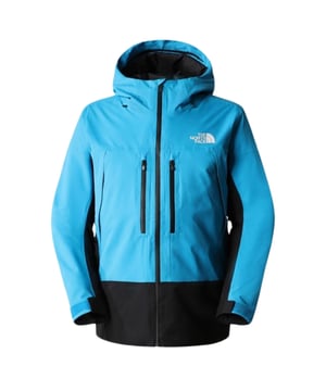 Experience the iconic North Face Mountain Breaker Jacket in stunning Acoustic Blue with TNF Black accents. This premium men's outerwear piece combines rugged protection with sophisticated style, designed for adventure seekers who demand performance without compromising on appearance. Crafted with North Face's renowned attention to quality. 100% polyamide