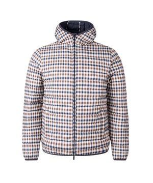 Erweitern Sie Ihre Oberbekleidungskollektion mit der Aquascutum ACTIVE 100GR HOODED JACKET. Diese leichte Funktionsjacke mit hochwertiger Primaloft®-Wattierung aus 100 % Polyester bietet außergewöhnlichen Wärmekomfort ohne aufzutragen. Das raffinierte beige Karomuster steht für zeitlosen britischen Stil, während die praktische Kapuze für Vielseitigkeit bei unvorhersehbarem Wetter sorgt. Perfekt für den modernen Gentleman, der Wert auf Funktionalität und raffinierte Ästhetik in jedem Kleidungsstück legt