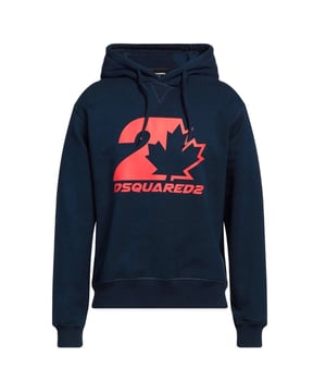 Mejora tu armario con la sudadera con capucha DSQUARED2, un auténtico testimonio de la artesanía italiana. Con un llamativo logotipo extragrande de DSQUARED2 en la parte delantera, un cordón ajustable para un ajuste personalizado y puños elásticos para máxima comodidad. Hecha 100 % algodón, esta sudadera con capucha es una prenda atemporal que irradia un estilo desenfadado