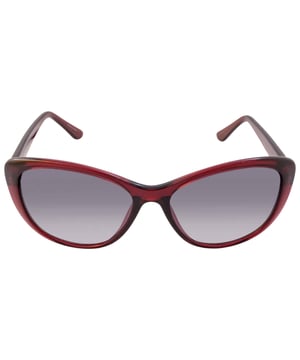 Elevate your style with the Calvin Klein sunglasses in sophisticated Milky Burgundy frames complemented by chic Grey Gradient lenses. These premium 57X16X140 sunglasses blend designer prestige with exceptional craftsmanship for a look that's both fashionable and functional. 100% Plastic