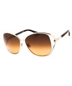 Tom Ford Marta Shiny Rose Gold Sunglasses combine luxury and style in one stunning accessory. The exquisite shiny rose gold frames catch the light beautifully, while the gradient brown lenses offer superior UV protection and a sophisticated look. These designer sunglasses aren't just a fashion statement-they're an investment in quality craftsmanship that elevates any outfit. Perfect for making a lasting impression whether you're at a summer event or enjoying a casual day out.62X16X120, 100% Metal, 62x16x120
