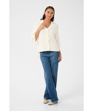 Loose fit,Cropped lengte,Elleboog lengte  Fijne was 30°, niet bleken, niet in de droger drogen, Liggend laten drogen in de schaduw, koud strijken max. 110° C, Droogreiniging  74% Acryl,22% Polyester,4% Elastaan