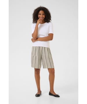 Regular fit,Elastische Taille,Über Knielänge,Weite leg  Schonwäsche 30°, Nicht bleichen, Nicht im Trockner trocknen, Tropnass aufhängen im Schatten, Warm bügeln max. 150° C, Trockenreinigung  70% Viskose (LivaEco™),30% Leinen
