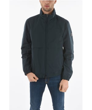 Ritssluiting, Lange mouwen, Logo, 2 zakken, Sluiting aan de voorkant, Verborgen capuchon, Lente-Zomer, Blauw, ST VALENTIJN, SEPTEMBER