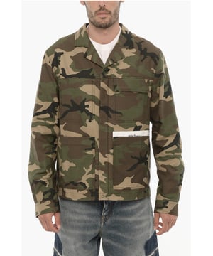 Primavera-Verano, Verde militar, Mangas con botones, Estampado, Botones, Cierre de cremallera, Mangas largas, 2 bolsillos, Bolsillo en el pecho, Bolsillo interior, Hecho en Italia, Cierre delantero, Logotipo, SAFARI, MATIZES TIERRA