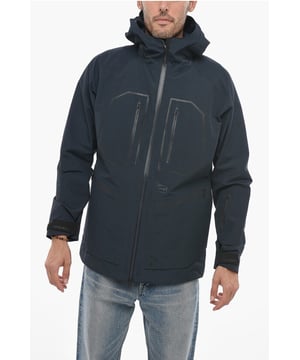 Herfst-Winter, Logo, Sluiting aan de voorkant, Blauw, Capuchon, Lange mouwen, Ritssluiting, REGENACHTIGE DAGEN