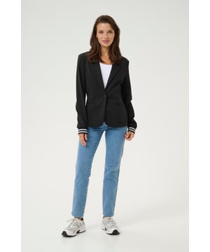 Regular fit,Lange mouwen  Fijne was 30°, niet bleken, niet in de droger drogen, Druipnat ophangen in de schaduw, koud strijken max. 110° C, Droogreiniging  76% Polyester (Gerecycled),20% Viscose,4% Elastaan