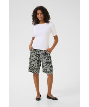 Regular fit,Elastische Taille,Über Knielänge,Weite leg  Schonwäsche 30°, Nicht bleichen, Nicht im Trockner trocknen, Tropnass aufhängen im Schatten, Warm bügeln max. 150° C, Trockenreinigung  70% Viskose (LivaEco™),30% Leinen