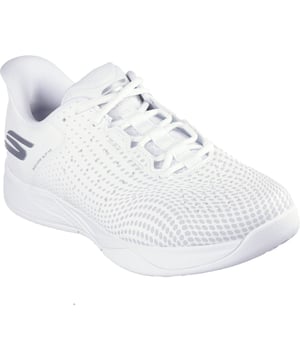 Breng de rallies in fantastische comfort met de Skechers Hands Free Slip-ins Relaxed Fit: Viper Court Reload. Deze ruime instapper heeft ons Exclusieve Heel Pillow, een uitneembare Arch Fit binnenzool en lichtgewicht ULTRA FLIGHT demping.
