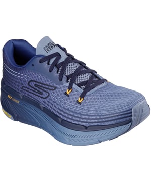 Voeg meer demping toe tussen jou en het pad met Skechers Max Cushioning Premier 2.0 - Vivid 2.0. Dit hardloopontwerp met vetersluiting heeft een bovenwerk van sandwich mesh met offset printing, en een duurzame Goodyear Performance Outsole.