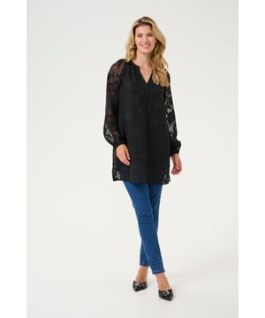 A-shape,Taille lengte,Lange mouwen  Fijne was 30°, niet bleken, niet in de droger drogen, Druipnat ophangen in de schaduw, warm strijken max. 150° C, Droogreiniging  100% Polyester