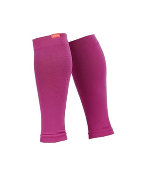 VIM & VIGR Nylon 15-20 mmHg Graduated Compression Sleeves: Revitalize your legs with VIM & VIGR Compression Sleeves. Designed to provide targeted relief, these sleeves use integrally-knit graduated compression to energize your legs. The therapeutic pressure starts at the ankle and gradually eases upward, reducing swelling and alleviating achiness. Whether you're sitting or standing for long periods, these sleeves offer the support you need throughout the day. Crafted from premium nylon fibers and spandex, these sleeves provide 15-20 mmHg compression, making them perfect for all-day wear. Ideal for a variety of activities, including running, cycling, hiking, or simply everyday use, these sleeves help improve circulation and aid in muscle recovery. The moderate compression helps re-energize and support your legs while preventing fatigue. With their flexible toe pocket and contoured fit, these compression sleeves are designed for comfort. Available in four vibrant colors and three sizes, they provide a tailored fit for optimal support. Machine washable for easy care, these sleeves are a trusted solution for anyone with circulation issues or those needing relief after a long day. Extra Product Details: Compression Level: 15-20 mmHg Materials: 91% Nylon, 9% Spandex (Latex-free) Sizes: Small/Medium, Medium/Large, Large/X-Large Colours: Black, Colbalt/Sky, Grass, Orchid Flexible Toe Pocket Machine Washable Ideal for Circulation Problems and Muscle Recovery