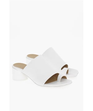 WOMEN'S DAY, Lente-Zomer, Wit, Gemaakt in Italië, Leer, Leren zool, Hak: 5 cm. Dit speciale paar schoenen is gemaakt met een ABS-lakhak. Lichte imperfecties zijn te wijten aan deze behandeling. Zorgvuldige behandeling en zorgvuldige behandeling is aanbevolen om de originele look zoveel mogelijk te behouden.