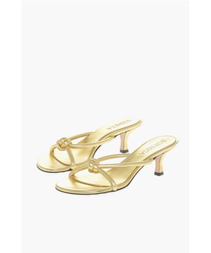 Frühling-Sommer, Gold, Absatzhöhe: 5cm