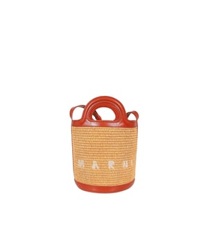 - Samenstelling: 52% Katoen 48% Polyamide - Verstelbare schouderband - Twee handvatten aan de bovenkant - Hoogte 18 cm - Sluiting met trekkoord - Logo detail aan de voorkant - Lengte 20 cm - Breedte 16,5 cm - Gemaakt in Italië - Geslacht: VROUWEN -