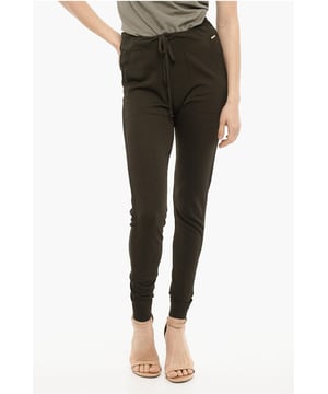 Lente-Zomer, Groen, Elastische tailleband, SPORTKLEDING