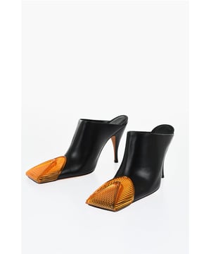 Frühling/Sommer, Schwarz, Slip-on, Quadratische Spitze, Leder, Made in Italy, FRAUENTAG