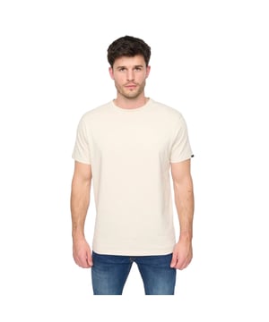 100% Baumwolle. Gewebe: Weiche Haptik. Design: Logo, Unifarben. Gewebtes Etikett. Passform: Regulär. Rundhalsausschnitt. Kurzärmlig. S: 96,52 cm. M: 102 cm. L: 107 cm. XL: 116,84 cm. XXL: 121,92 cm.
