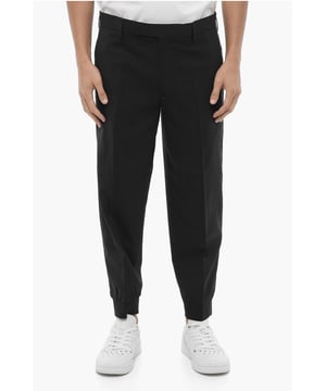 Primavera-Verano, Negro, Botones, Cierre de cremallera, Bolsillos, Trabillas para cinturón, Bolsillo de ojal, Bolsillo con cremallera, Bolsillos con botones, Cierre frontal, Cierre oculto, Parte delantera plana, Elástico, Bajo elástico, Corte ajustado - Tiro bajo