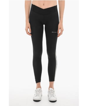 Primavera-Verano, Negro, Raya en contraste, Cintura elástica, Logotipo, Elástico, Estampado, Hecho en Italia, ROPA DEPORTIVA