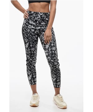 Primavera-Verano, Blanco y negro, Elástico, Raya en contraste, Logotipo, Cintura elástica, Estampado, Bordado, Parte delantera plana, Cintura alta