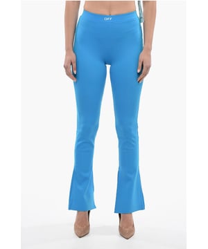 STREET CHIC, Lentekleuren, Lente-Zomer, Blauw, Gemaakt in Italië, Logo, Hoge taille, Print
