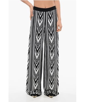 Primavera-Verano, Blanco y negro, Talle alto, Elástico, Estampado, Hecho en Francia