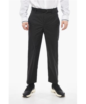 Primavera-Verano, Negro, Cinturón, Trabillas, Botones, Cierre de cremallera, Bolsillos, Bolsillo de ojal, Bolsillo con cremallera, Bolsillos con botones, Cierre frontal, Parte delantera plana, Cierre oculto, Corte holgado