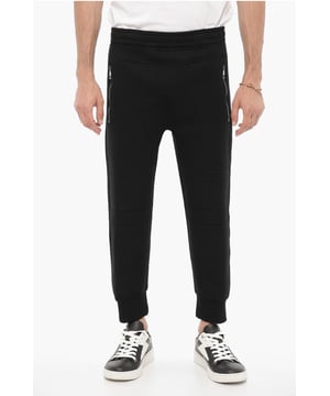 Mühelos cool, Herbst-Winter, EU-Präferenzursprung (FTA/TCA), Schwarz, Elastischer Bund, 3 Taschen, Reißverschluss, Stretch, Tasche mit Reißverschluss, Flache Vorderseite, Hergestellt in Portugal, SPORTSWEAR, Skinny Fit