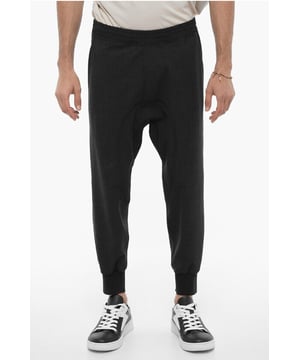 Otoño-Invierno, Origen preferencial UE (FTA/TCA), 3 bolsillos, Hecho en Italia, Gris, Bolsillo de ojal, Parte delantera plana, Cintura elástica, Corte holgado