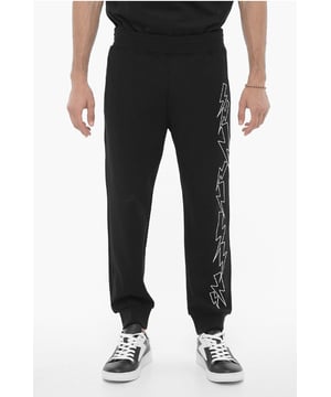 Moeiteloos cool, lente-zomer, zwart, 3 zakken, borduurwerk, gemaakt in Italië, zak met ritssluiting, opgezette zak, logo, binnenzak, ritssluiting, stretch, lage taille, sportkleding, skinny fit - lage taille