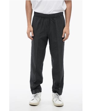 Primavera-Verano, Gris, 3 bolsillos, Cintura elástica, Cintura con cordón, Frente plano, Cintura normal, Bolsillo de ribete