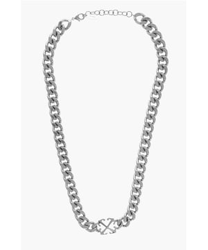ST VALENTINE, Lente-Zomer, Zilver, Logo, Metaal, Effen kleur, Gemaakt in Italië, Messing, Totale lengte: 61 cm