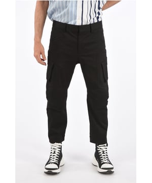 TENDENCIA UTILITY, Primavera-Verano, Bolsillos, Elástico, Negro, Trabillas para cinturón, Cierre de cremallera, Botones, Cierre frontal, Ajuste ergonómico de pierna para motocross
