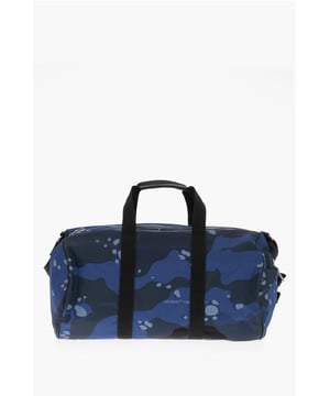 Blau, Innentasche, Umhängetasche, Frühling-Sommer, Umhängetasche, Handtasche, Doppelgriff, Made in Italy, Gemusterte Welt, ST VALENTINE, LxHxT: 51x28x26cm