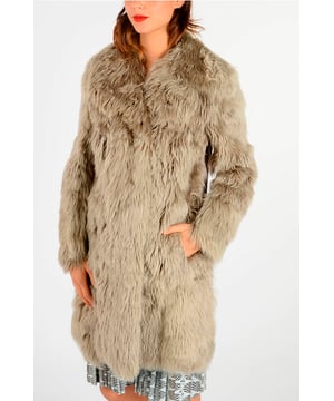 Herfst-winter, Getailleerde zak, Sluiting aan de voorkant, Beige, Lange mouwen, Zakken, Gevoerd, BONTE SELECTIE, ZACHT ALS KASJMIER, AARDSE NUANCES