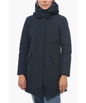 Herfst-winter, Blauw, Capuchon, Lange mouwen, Gewatteerde voering, Uitneembare voering, Knopen, Ritssluiting, Trekkoord in de taille, Zakken, Sluiting aan de voorkant, PUFFER JACKETS