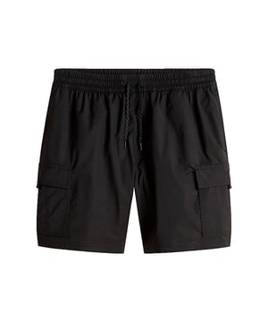 BERMUDA HOMBRE Primary Cargo Loose Elastic Boardshort NEGRO