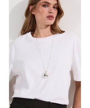 Pearl Detail Drop Necklace